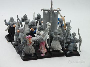 miniature Arceri elfi alti Warhammer Plotone 16 pz