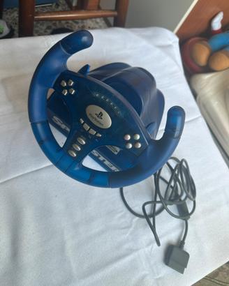 Volante PS1 PS2 PlayStation Pelican SP Blu
