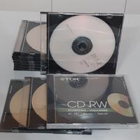 9 DVD riscrivibili con custodie  in omaggio 3 CD  