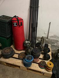 dischi ghisa,  Pesi, manubri, bilaceri, workout