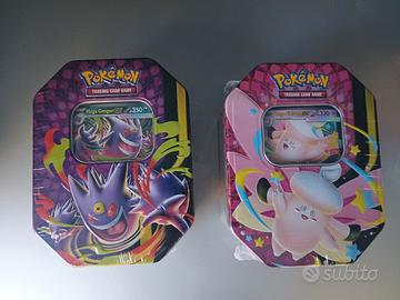 lotto 2 box Pokemon+ 10 mini tin sigillati 