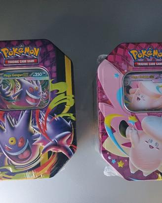 lotto 2 box Pokemon+ 10 mini tin sigillati 