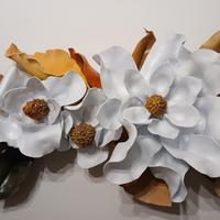 magnolia fiori in gomma eva 