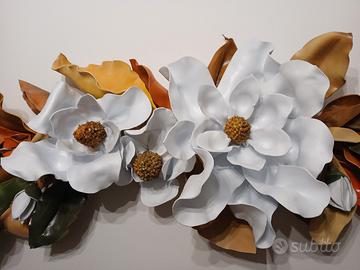 magnolia fiori in gomma eva 