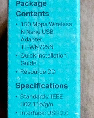 wireless  adattatore USB 2.0 