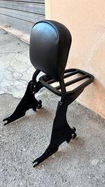 Schienalino con portapacchi sportster