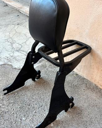 Schienalino con portapacchi sportster