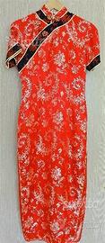 Originale QIPAO tradizionale abito cinese rosso