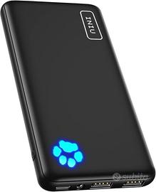 INIU Power Bank, 10000mAh leggero ricarica rapida