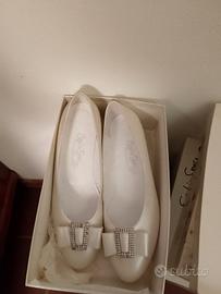 scarpe da cerimonia bianche