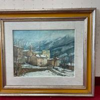 Roberto Scalvini quadro ad olio 43x33