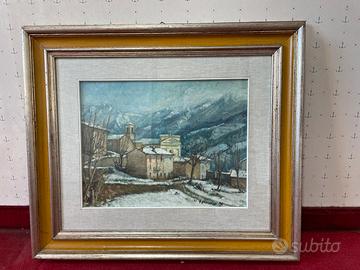 Roberto Scalvini quadro ad olio 43x33