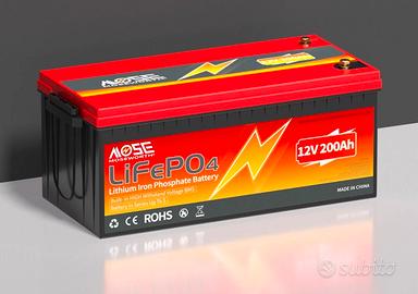 Batteria lifepo4 200 Ah 12Volt