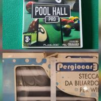 POOL HALL PRO NINTENDO WII PAL ITALIANO+Stecca 