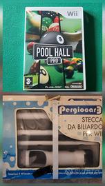 POOL HALL PRO NINTENDO WII PAL ITALIANO+Stecca 