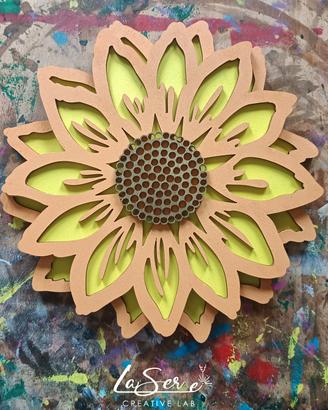 Girasole in legno 
