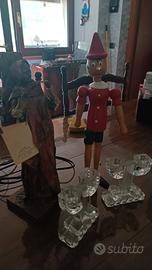 pinocchio in legno vintage