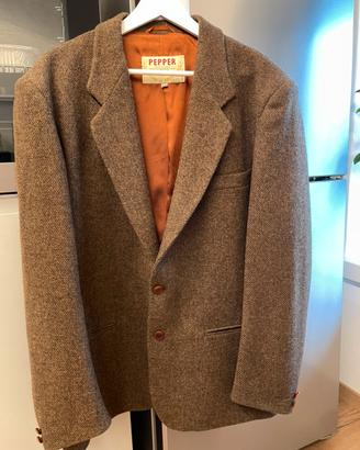 Giacca vintage in tweed di lana