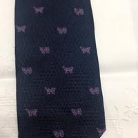 Cravatta seta CADE' Milano - nera viola