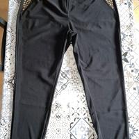 Pantalone invernale tg64 taglie forti nero nuovo