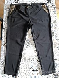 Pantalone invernale tg64 taglie forti nero nuovo