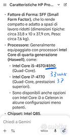 PC DESKTOP HP PRODESK 600 G1 SFF