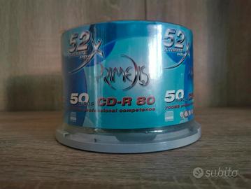CD-R 700MB 52x 80 min. Confezione da 50 pezzi