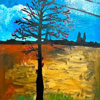 Quadro acrilico su tela