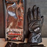 Guanti Alpinestars Sp3 glove – donna in pelle ner