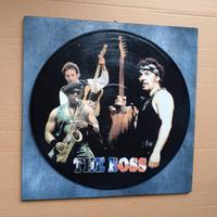 Vinile 33 giri a quadro omaggio a B. Springsteen 
