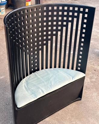 Poltrona 312 Willow in frassino Mackintosh Cassina