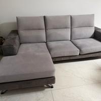 Divano moderno con penisola reversibile