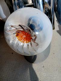 Lampadario chandelier quattro luci Murano, anni 70