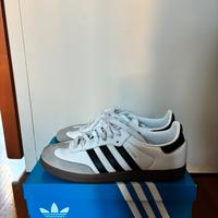Samba adidas bianche e nere