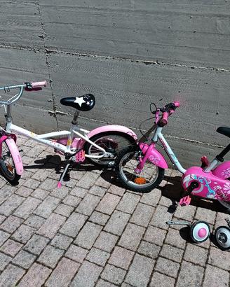 2 bici bambina 