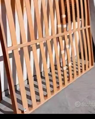 rete a doghe in legno,  con gambe