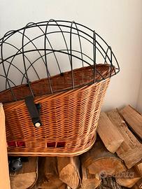 Cestino bici per cane