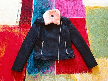 Giacca biker MET JEANS, nero,TG.L