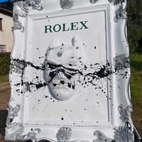 Quadro Batman Rolex Luxury argento arte moderna