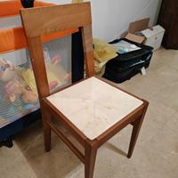 Set di 4 sedie Scavolini in legno