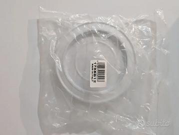 Rosone laccato bianco per chiusura foro canna fuma