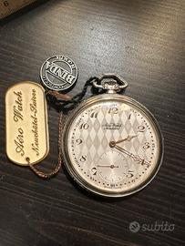 Orologio Aero Watch pocket in argento