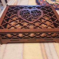 porta gioielli realizzato con incisore laser 