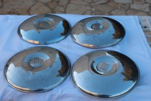 4 Coppe Ruota Borchie Originali FIAT 1100 D/103
