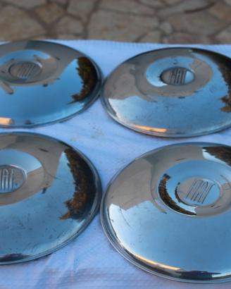 4 Coppe Ruota Borchie Originali FIAT 1100 D/103