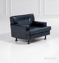 poltrona design anni 60 square pelle arflex