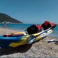 Kayak rigido sit-on-top biposto full optional