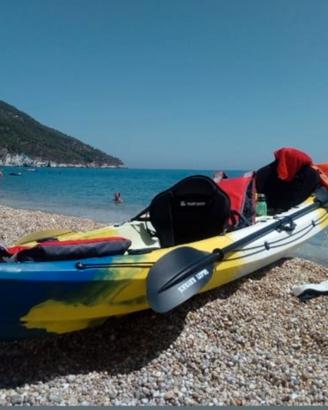 Kayak rigido sit-on-top biposto full optional