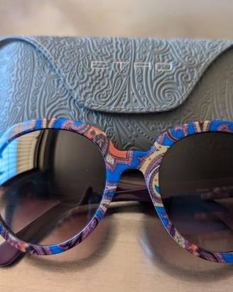 Etro Paisley occhiali da sole vintage