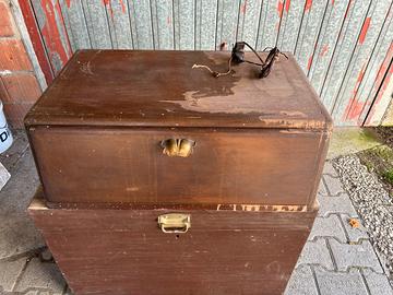 Mobile giradischi vintage brAun da restaurare